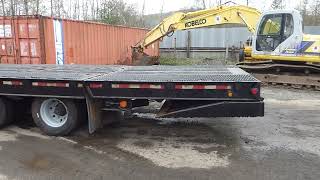 2014 Ledwell LW48 HT10PB 48 Tandem Axle Hydraulic Tail Drop Deck Trailer  TRO 0502221 [upl. by Elkcim518]