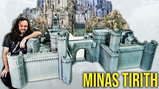 I Made a Gigantic LOTR Fantasy Diorama  Warhammer Scenery Minas Tirith Courtyard [upl. by Asen140]