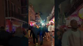 Bourbon Street night life neworleans street walk [upl. by Aniretak512]