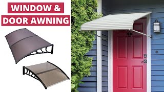 Best Window and Door Awnings Review Top 5 Retractable Awnings ✅✅✅ [upl. by Thomajan665]