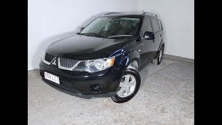 SOLD 4x4 SUV Mitsubishi Outlander 5 Speed Manual 2008 Review [upl. by Dilks]