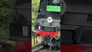 34072 ACE 257Squadron MidHantsRailway WatercressLine Southern Headcode Pacific steamtrains [upl. by Rube995]