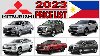 Mitsubishi Price List In The Philippines 2023 [upl. by Bear774]