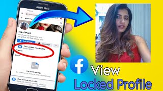 How to view facebook locked profile pic  download in gallery [upl. by Adnar]