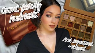 Fall Grungy Vampy Glam 🍂✨ Cosmic Beauty Nudetrals • First Impressions  Tutorial [upl. by Elad]