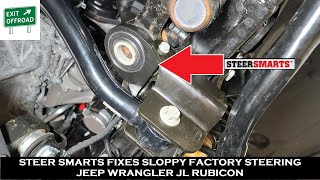 Steer Smarts fixes sloppy steering Jeep Wrangler JL Rubicon brace installation [upl. by Ghiselin]