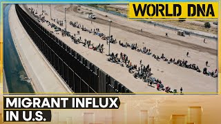 US Migrant Crisis Migrants Desperate March Before Trumps Return  World DNA  World News  WION [upl. by Elleinet]