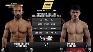 Demetrious Johnson vs Danny Kingad  Full Fight Replay [upl. by Soph]