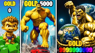 Franklin from 1 To 1000000 GOLD HULK In GTA 5 [upl. by Marie-Jeanne]