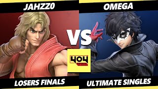 4o4 Weekly Smash 13 LOSERS FINALS  Jahzz0 Ken Vs omega Joker Pyra Mythra Smash Ultimate  SSBU [upl. by Judi]