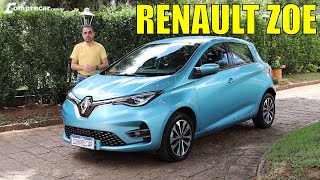 Renault Zoe  Compacto 100 elétrico entre os mais baratos do Brasil [upl. by Melisent764]