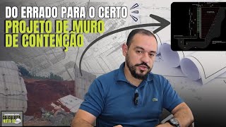 Caso particular de muro de contenção em Alvenaria Estrutural [upl. by Michaud]