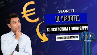 COME PROMUOVERE E VENDERE MAGLIE DI CALCIO SU INSTAGRAM E WHATSAPP STRATEGIE SEMPLICI ED EFFICACI [upl. by Koh]