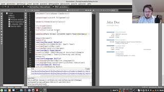 LaTeX Tutorial 11 Creating CV in LaTeX [upl. by Eseneg]