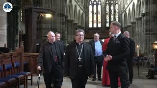 Visit to Paisley Abbey by the Papal Nuncio [upl. by Rob]