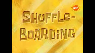 SpongeBob Title Card  Shuffleboarding European Spanish [upl. by Countess]