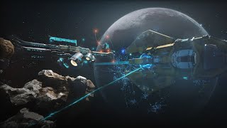 Warframe Corpus Railjack InGame Soundrack Combat [upl. by Jc]