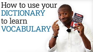 How to use your dictionary to build your vocabulary [upl. by Hairakcaz]