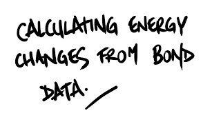 AQA Certificate in Chemistry  iGCSE  Calculating Energy Changes from Bond Data [upl. by Vargas591]