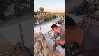 Roof eaves stone tile installation process [upl. by Cassidy578]