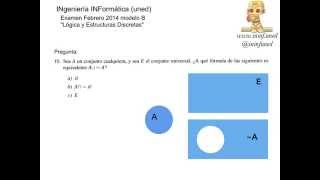 6 Equivalencia conjunto potencia Examen UNED [upl. by Nuawd]