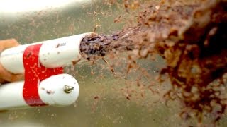 HomeMade Goop Cannon  The Slow Mo Guys [upl. by Aihtibat]