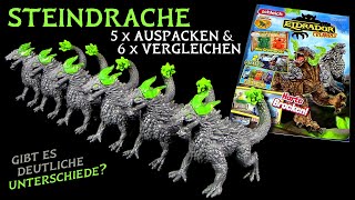 Schleich ® Eldrador ® Magazin  5 x Steindrache auspacken amp 6 x vergleichen [upl. by Ranjiv]