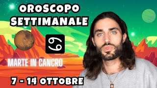 OROSCOPO DELLA SETTIMANA DAL 7 AL 14 OTTOBRE [upl. by Ludie]