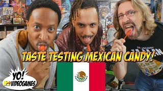 Taste Testing the Candy of Mexico  YoVideogames [upl. by Medorra]