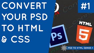 PSD to HTML amp CSS Series 1 unresponsive 1  Introduction [upl. by Warram]