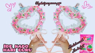 ide kado hari guru tongkat peri permen yupi  DIY fairy wand candy [upl. by Bak]