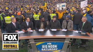 Ohio State vs Michigan Postgame analysis from the Big Noon Kickoff crew [upl. by Kuebbing]