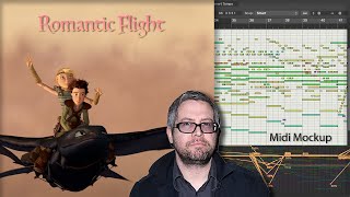 3m25 Romantic Flight  John Powell How to Train Your Dragon MidiMockup [upl. by Aihsila]