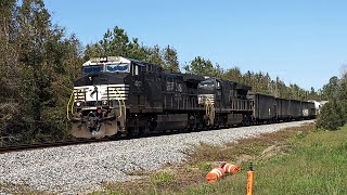 Norfolk Southern 191 Leaves Augusta Through Nixon Yard Featuring Horn Show and Mixed Manifest [upl. by Eizzik971]