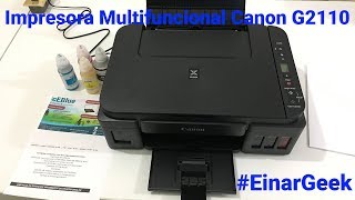 Impresora Multifuncional Canon Pixma G2110 [upl. by Upshaw]