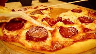 The secret of the best pepperoni pizza homemade JoyCulinary [upl. by Carita]