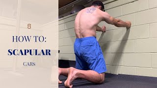 How to Perform Scapular CARs Controlled Articular Rotations [upl. by Fording]