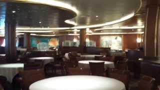 Caribbean Princess cruise ship  Main dining room [upl. by Stclair]