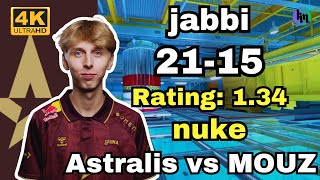 jabbi 2115 Astralis vs MOUZ nuke  BLAST Premier World Final 2024 cs2 pov [upl. by Otilegna]