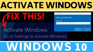 How to Activate Windows 10 [upl. by Atiuqahs]