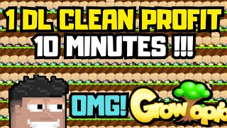 THIS IS HOW TO GET 1 DL IN 10 MINUTES  Growtopia Profit  2024 [upl. by Caressa]