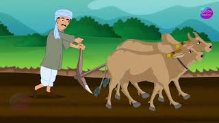 लालची किसान  LALCHI KISAN  Hindi Story  Hindi Kahaniya Moral Stories  cartoon story [upl. by Auqinot]