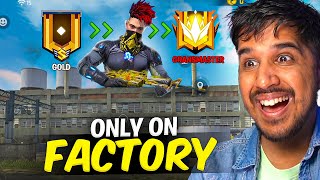 FACTORY ONLY GOLD TO GRANDMASTER CHALLENGE 🔥 [upl. by Weslee949]