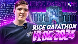 Rice Datathon 2024 My Big Data Adventure Vlog [upl. by Rozanne976]