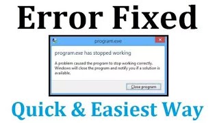 Fix exe has stopped working Windows 7810  windows explorer has stopped working  Simple Way [upl. by Hudis102]