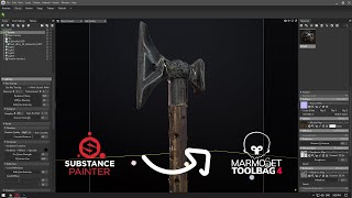 Substance Painter to Marmoset Toolbag 4 Rendering Workflow Tutorial 2021 [upl. by Nrubliw]