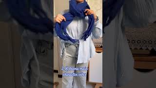 5 Ways to style a scarf for winter  ٥ طرق لارتداء الإسكارف الشتوي howto winterscarf [upl. by Jorie]