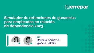 Simulador de retenciones de ganancias para empleados en relación de dependencia [upl. by Adlih52]