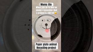 Paper plate animal faces  Recycling ♻️ project for kids in 2 mins DIY project craft ideas [upl. by Eniamrej944]