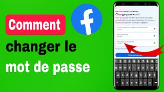 comment changer le mot de passe Facebook  Comment changer le mot de passe Facebook 2024 [upl. by Juta]